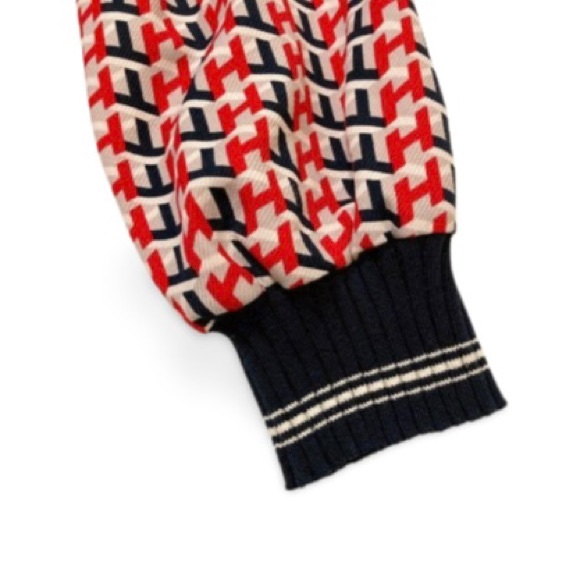 Tommy Hilfiger Long Sleeve Logo Print Crew Neck Sweater - Size Medium - Picture 6 of 8